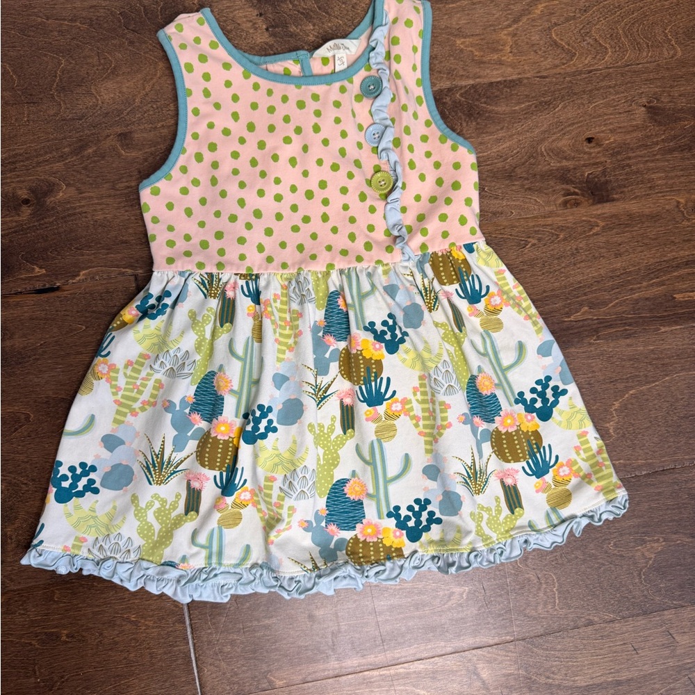 Matilda Jane Cactus Print Kids tunic Dress size 6